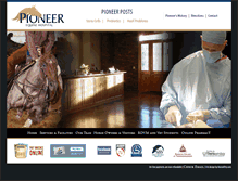 Tablet Screenshot of pioneerequine.com
